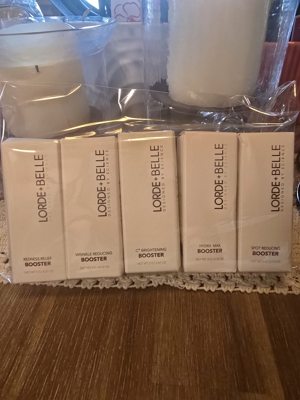 Lorde + Belle Skin Boosters - ALL 5 Box Set MSRP $249